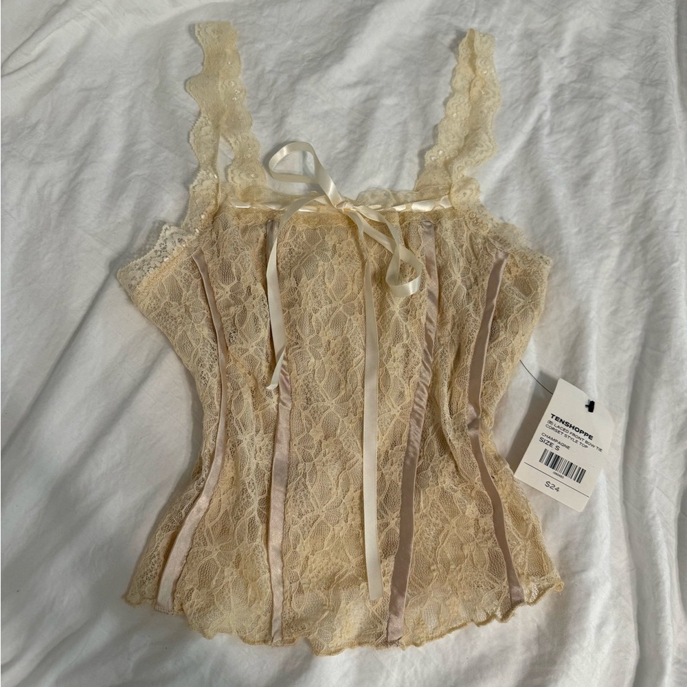 Elegant Lace top in Cream